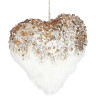 Подвеска HOUSE OF SEASONS, сердце меховое, белое, 8*8*8 см 85924